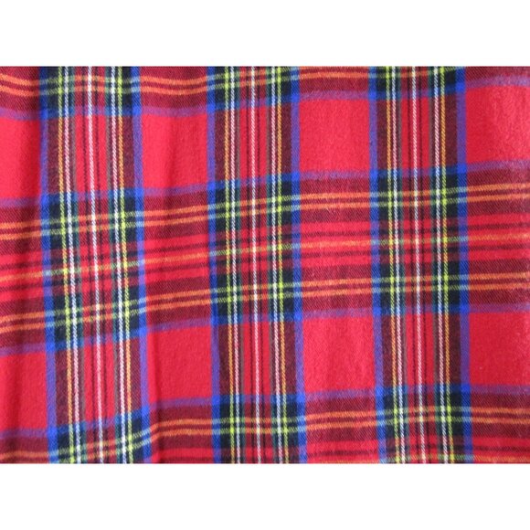 Wittmann Textiles Red Plaid Cotton Flannel Modest Night Shirt Med Turkey EUC - Picture 14 of 16